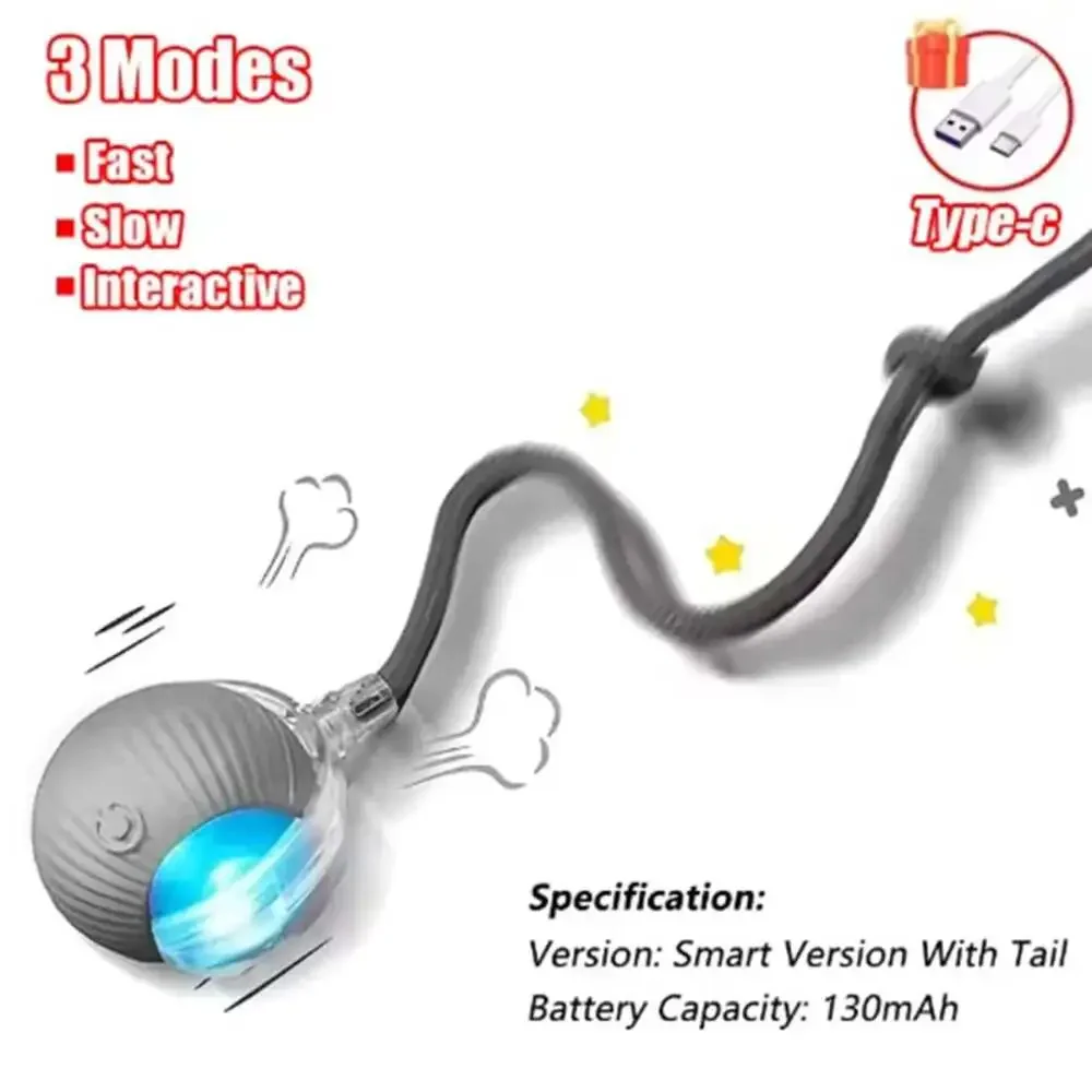 Intelligent Interactive Cat Ball Long-Lasting and Durable Easy to Clean Intellig